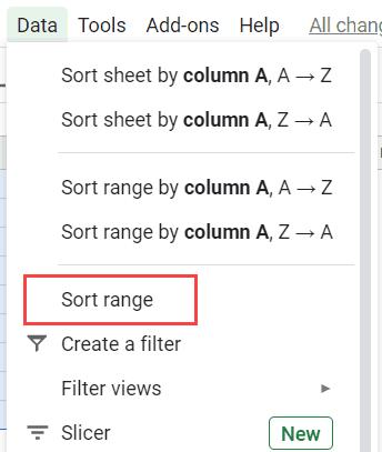 Cách lọc dữ liệu theo thời gian trong Google Sheets